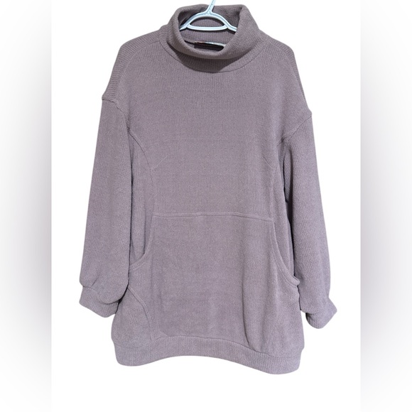 Free People FP Beach Ronda Tunic Sweater, Mock Neck size S oversized fit - Picture 4 of 11